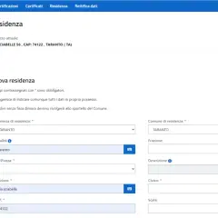Modifica residenza sulla patente: inserimento nuovo indirizzo a Taranto.