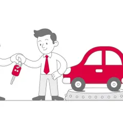 Un venditore consegna le chiavi di un'auto usata, ma la mancata iscrizione al PRA da parte del concessionario crea problemi.
