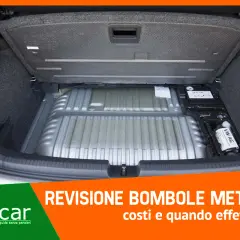 Bagagliaio auto con bombole metano. Informazioni sulla revisione bombole metano e costi.