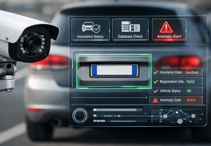 Sistema di sorveglianza auto: come vedere se l'assicurazione è attiva. Verifica dati, targa e stato del veicolo.