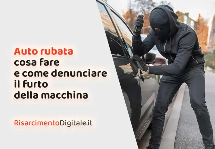 Un ladro mascherato tenta il furto auto. Cosa fare e come denunciare il furto della macchina.