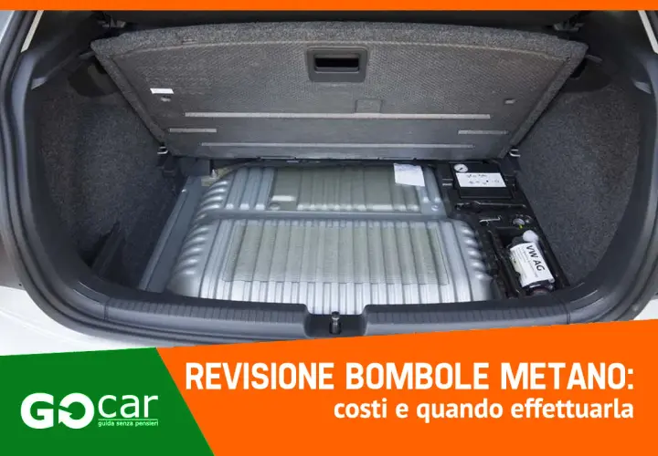 Bagagliaio auto con bombole metano. Informazioni sulla revisione bombole metano e costi.