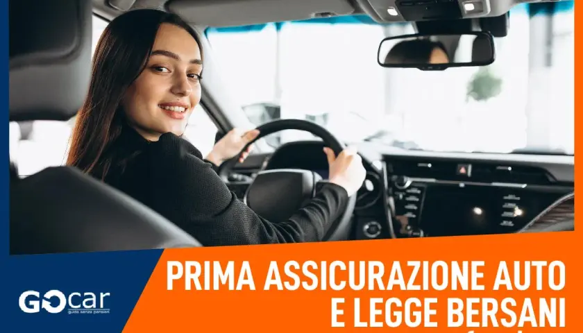 Giovane donna al volante, scopri la prima assicurazione auto per neopatentati con la legge Bersani.