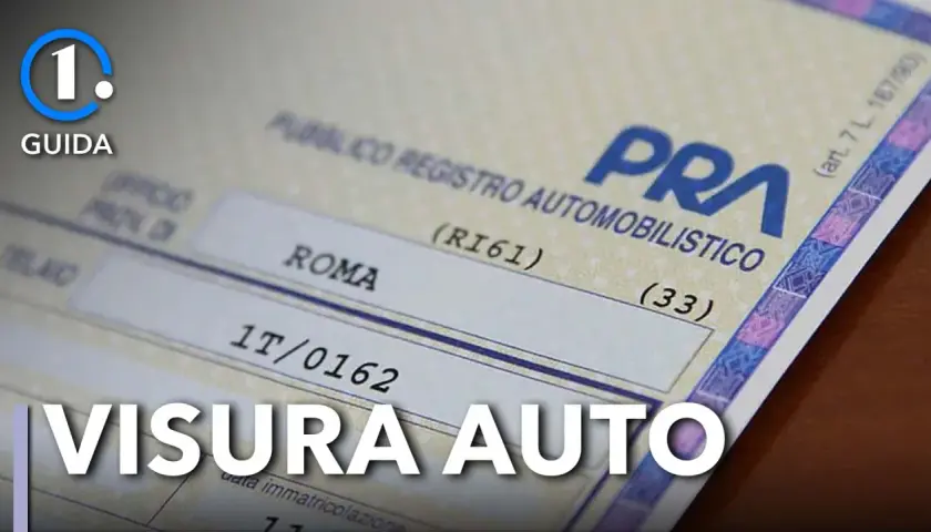 Guida per una visura fermo amministrativo gratis: il documento PRA mostra i dettagli di un veicolo.