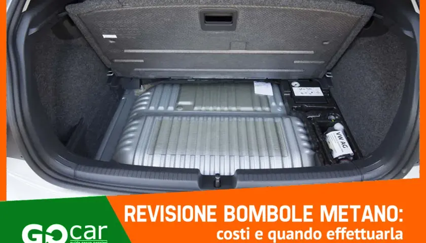 Bagagliaio auto con bombole metano. Informazioni sulla revisione bombole metano e costi.