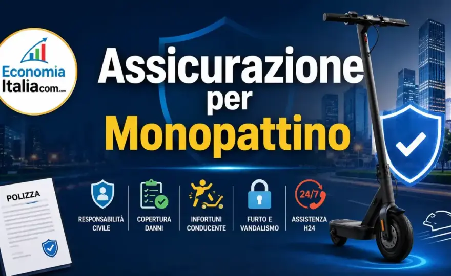 Assicurazione monopattino elettrico - obblighi, costi e sanzioni