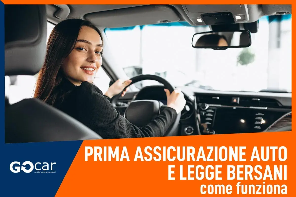 Giovane donna al volante, scopri la prima assicurazione auto per neopatentati con la legge Bersani.