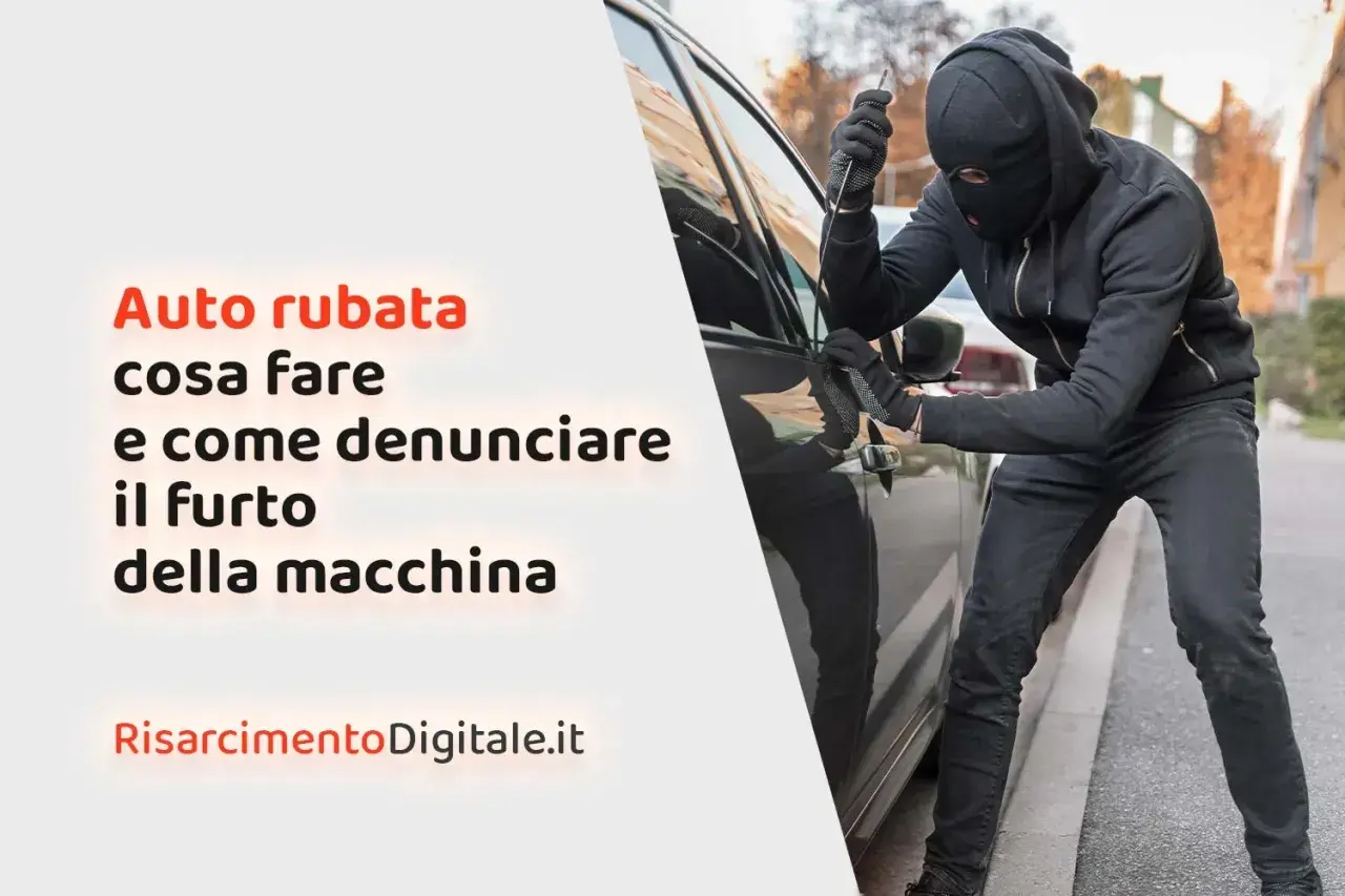 Un ladro mascherato tenta il furto auto. Cosa fare e come denunciare il furto della macchina.
