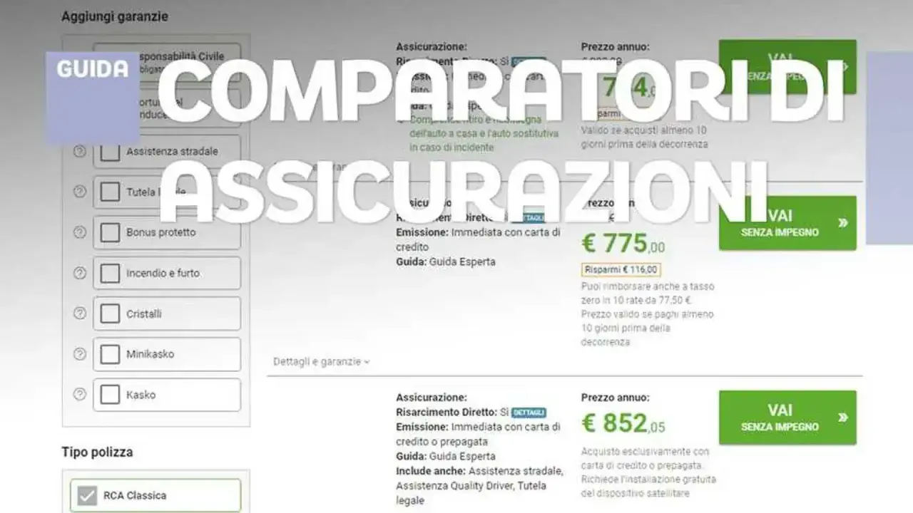 Confronto assicurazioni auto: se l'assicurazione paga meno del preventivo, potresti risparmiare. Offerte a partire da 775€.