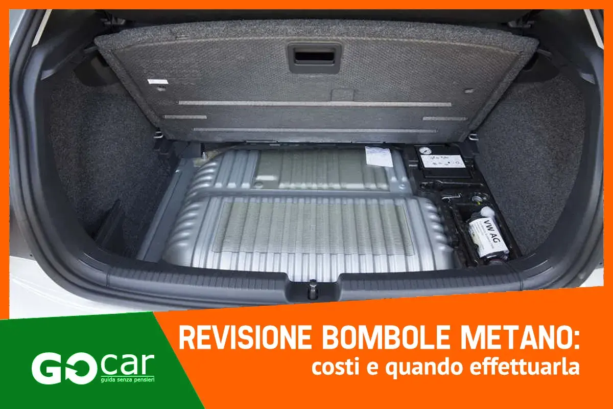Bagagliaio auto con bombole metano. Informazioni sulla revisione bombole metano e costi.