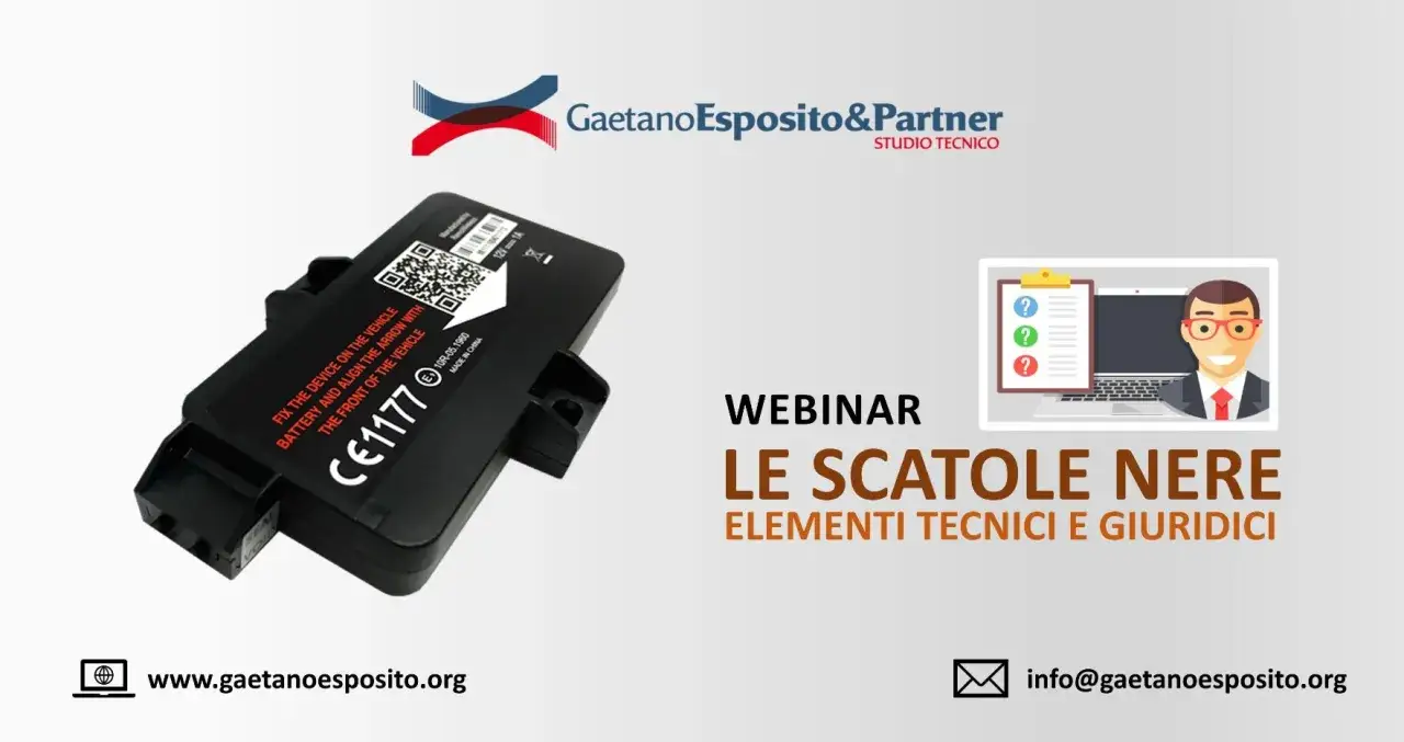 Scatola nera macchina per webinar