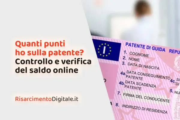 Verifica patente online: scopri quanti punti hai sulla tua patente con un semplice controllo del saldo.